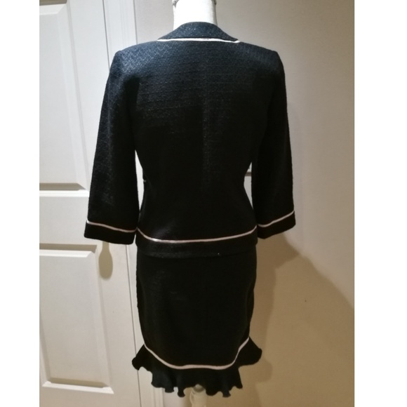 Arden B. Black Blazer & Matching Skirt#100 - Picture 2 of 4
